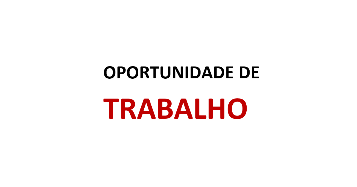 You are currently viewing Oportunidade de trabalho